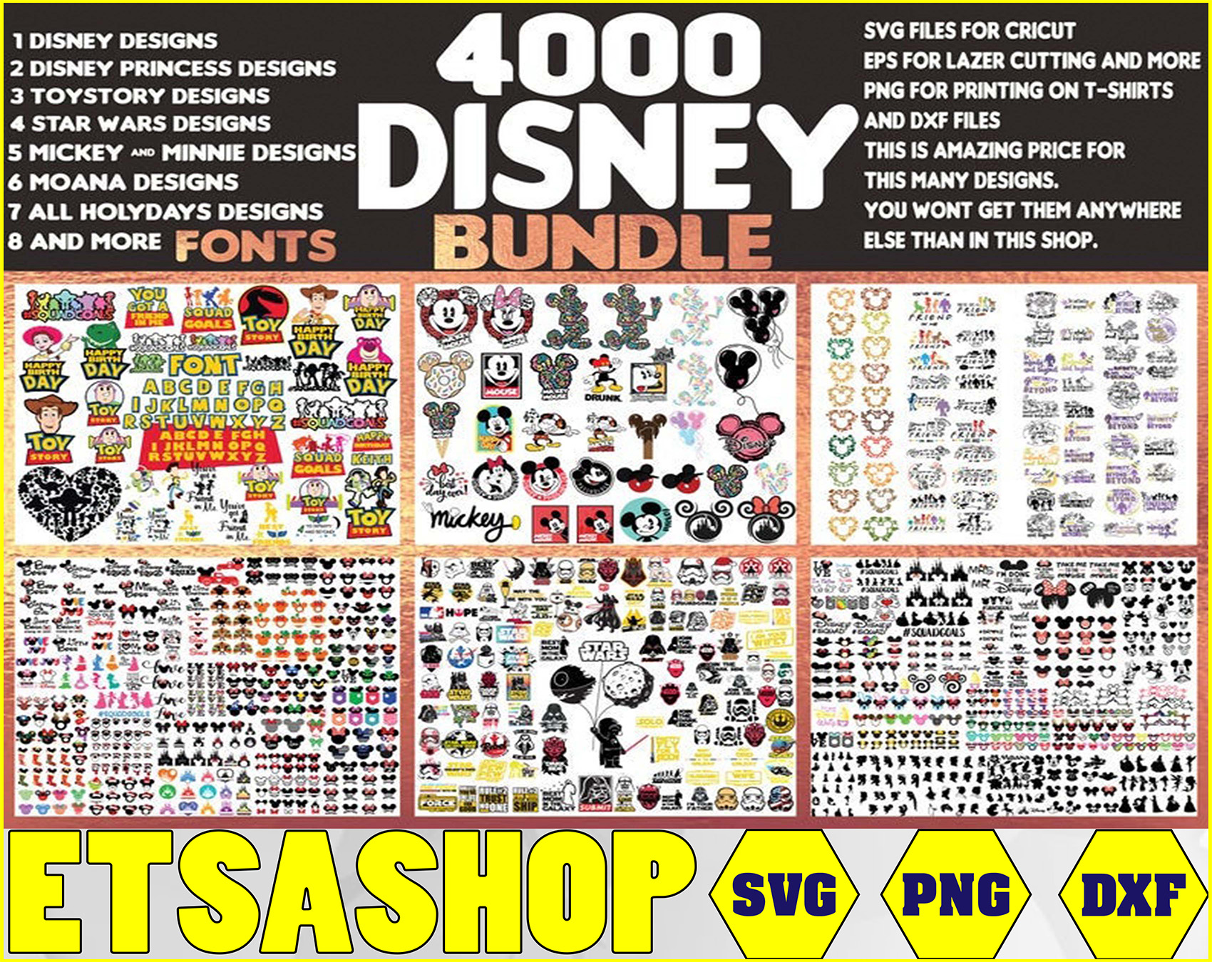 4000 Disney Svg Disney Svg Bundle Mickey Svg Minnie Svg Disney Svg Disney Shirt Svg Files For Silhouette Cameo Or Cricut Outstanding And Different