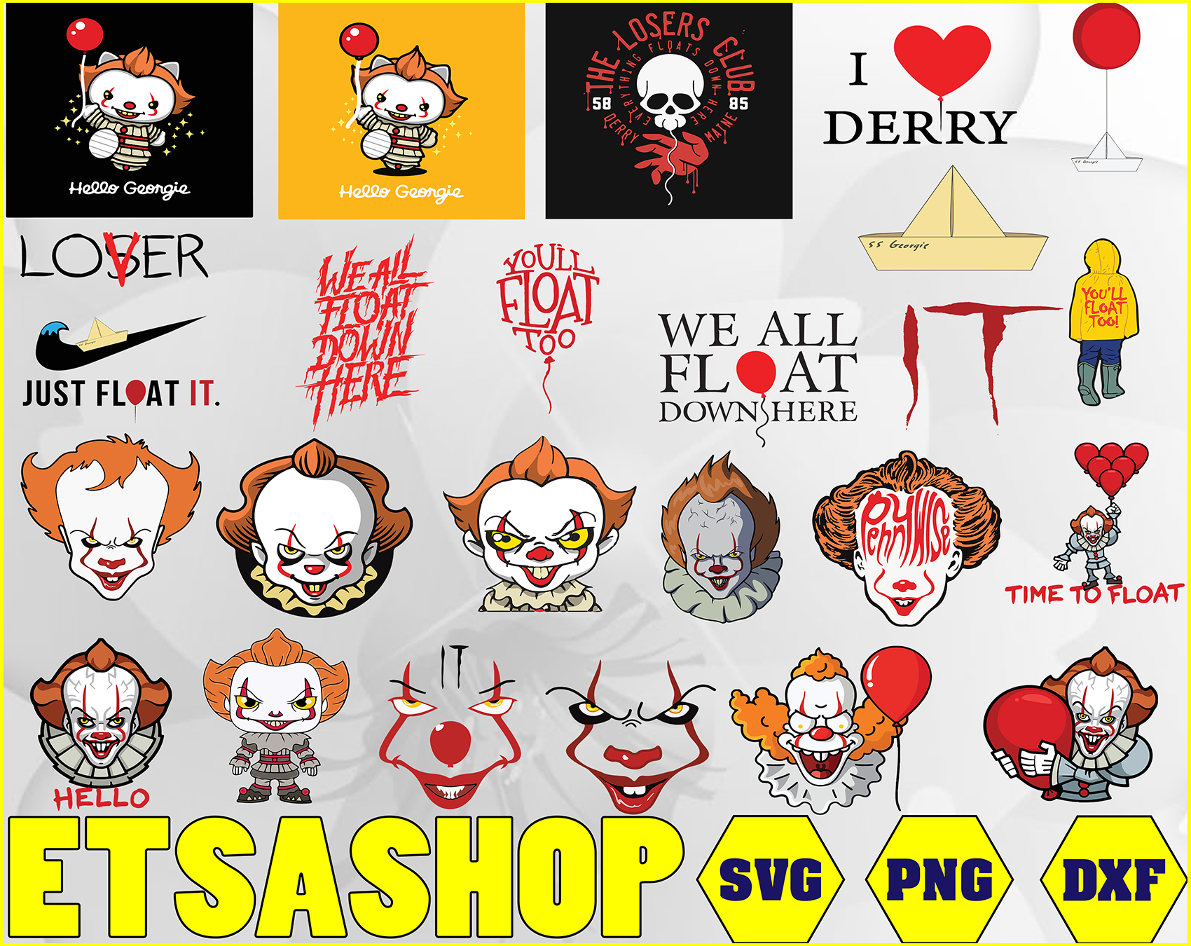 Download Pennywise svg bundle, pennywise svg, pennywise clown svg ...
