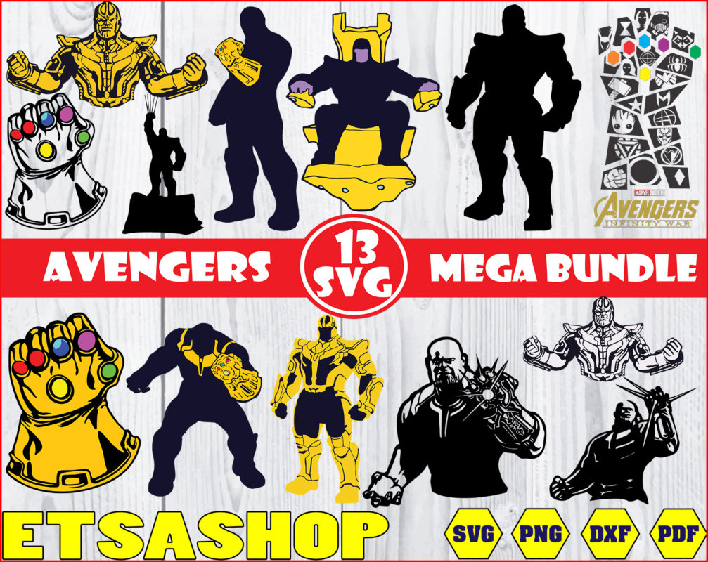 Download Avengers Thanos svg bundle cut files, Avengers Logo svg ...