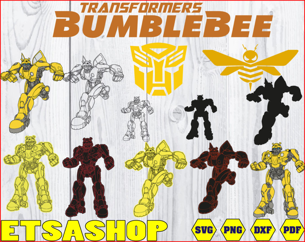 Bumblebee Transformer svg bundle cut files, BumblebeeTransformer Logo