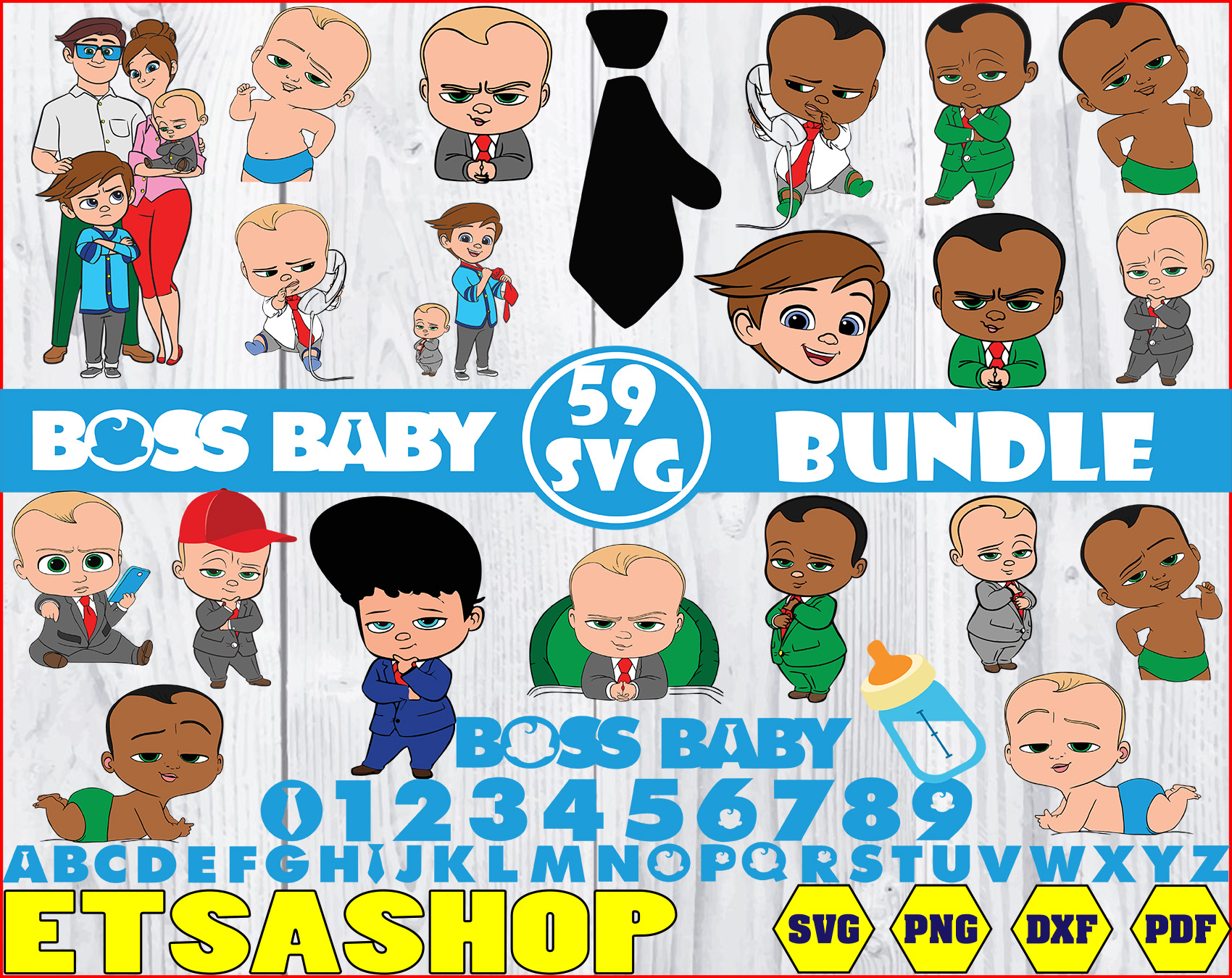 The Boss Baby Svg Bundle Cut Files The Boss Baby Logo Svg The Boss Baby Clipart Cricut Clipart Digital Download Outstanding And Different