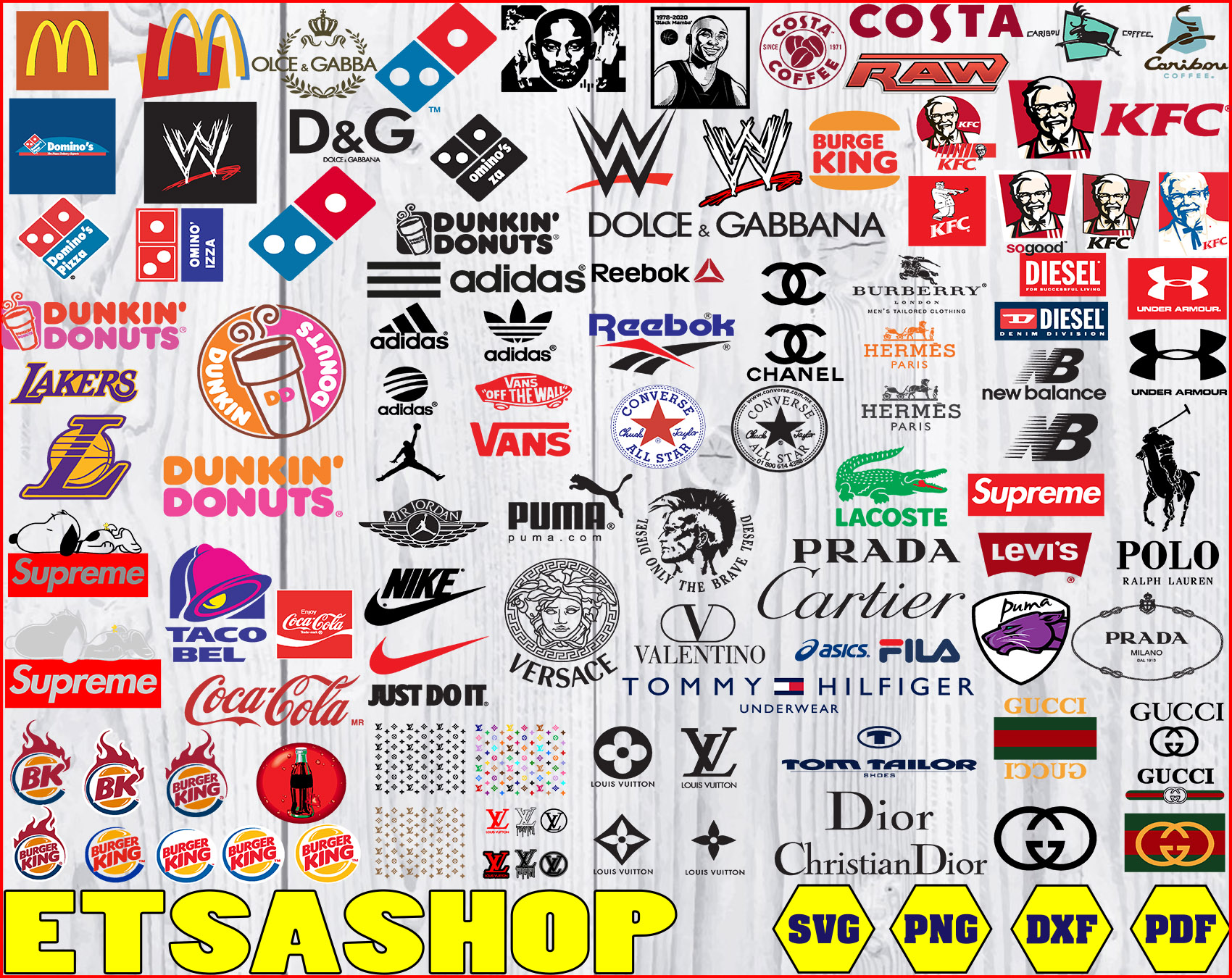 Download Fashion Brand Logo Svg Fashion Brand Logo Bundle Adidas Nike Converse Puma Svg Fashion Brand Png Svg Dxf Png Dxf Outstanding And Different