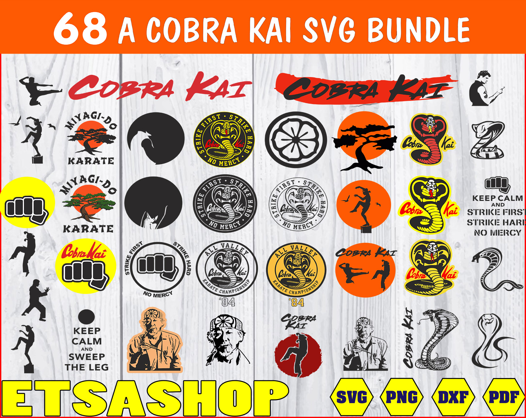 Download Cobra Kai Svg Bundle Cobra Kai Svg Png Dxf Cobra Kai Clipart Bundle Digital Download Outstanding And Different