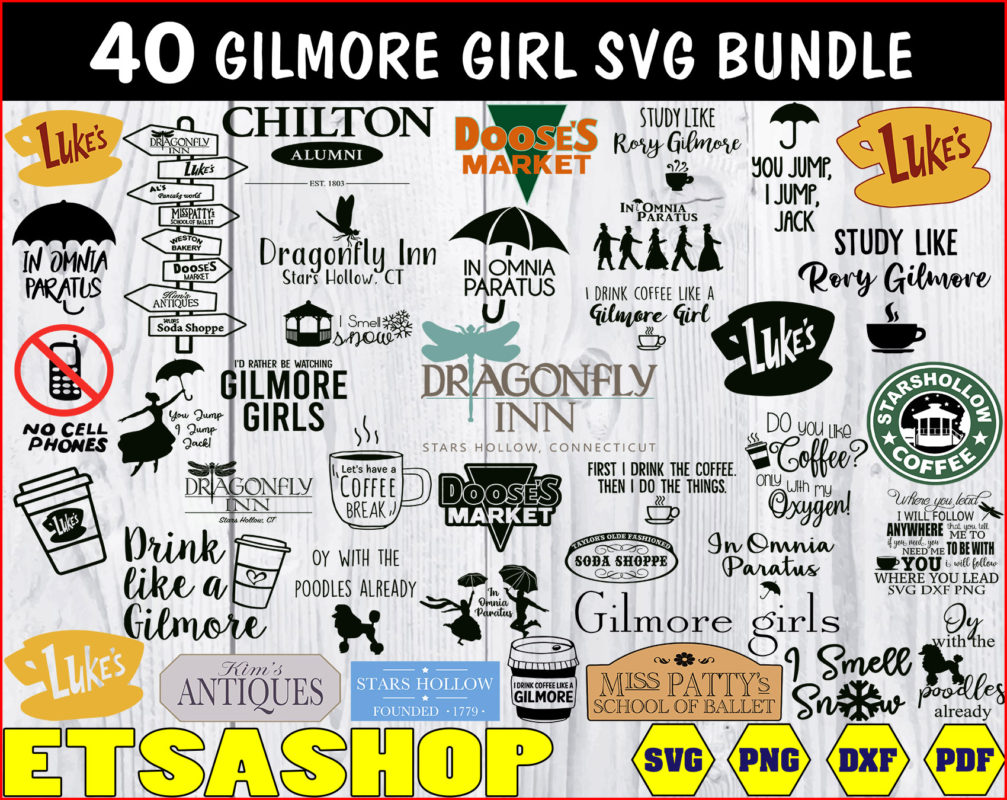 Gilmore Girls Yale Svg