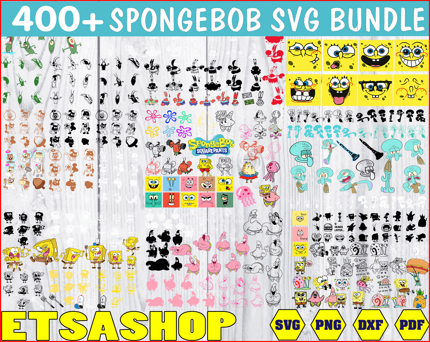 Download Spongebob Svg Bundle Spongebob Svg Png Dxf Spongebob Clipart Bundle Digital Download Outstanding And Different
