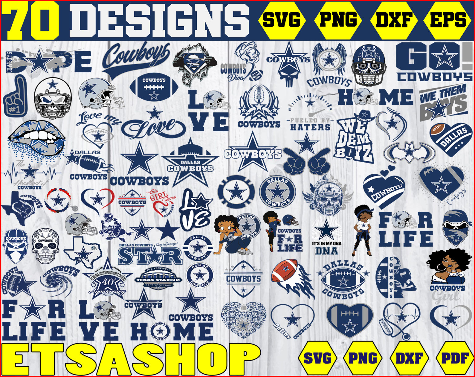 Dallas Cowboys Svg Png, NFL Svg Bundle, NFL Logo Svg, Digital Download ...