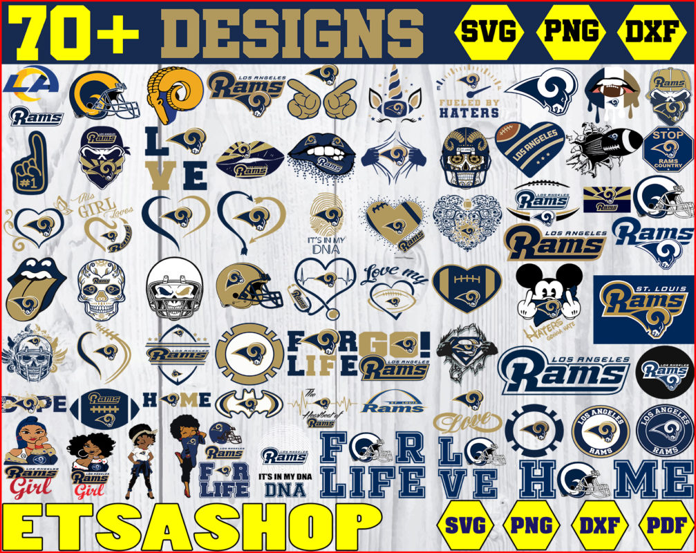 Los Angeles Rams svg png, NFL Bundle Svg, NFL logo svg, Digital ...