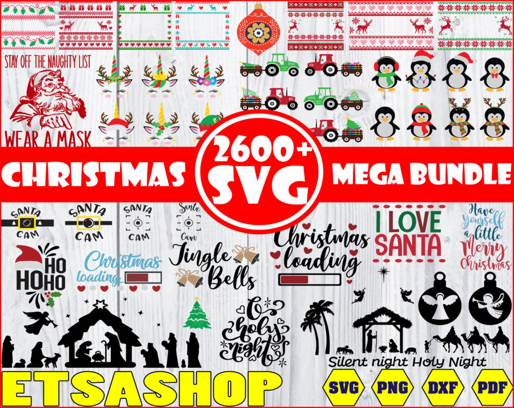 Christmas Svg Bundle Christmas Svg Digital Download Outstanding And Different