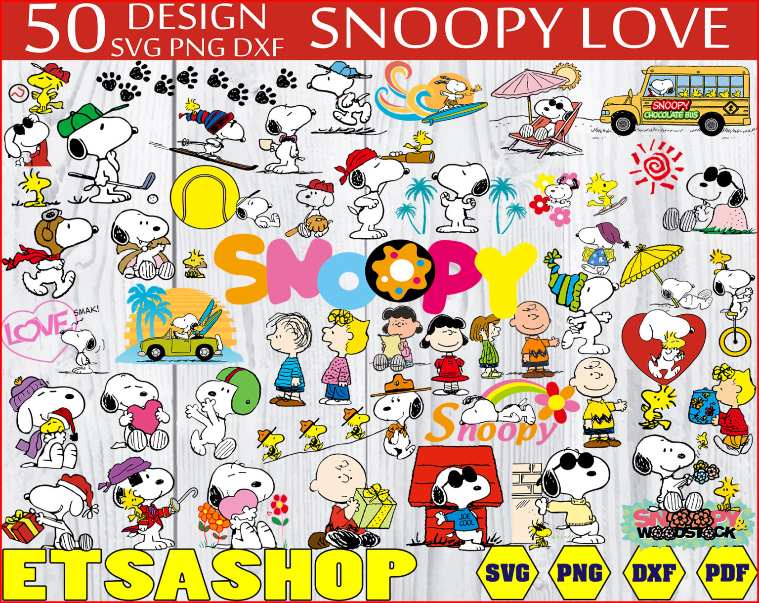 Snoopy Love Svg Bundle, Charlie Brown Svg, Snoopy Clipart, Snoopy Dog ...